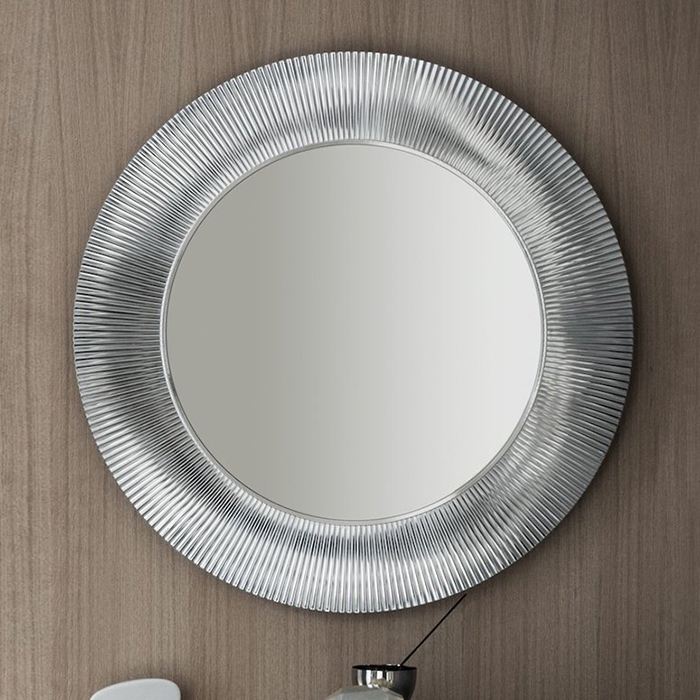 Laufen Kartell Зеркало круглое d=78см, настенное, без подсветки, цвет: серебряный