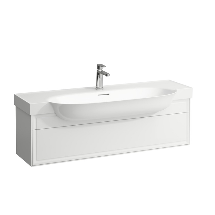Laufen New Classic Тумба с раковиной, 117.5х31.5х34.5см, 1 ящик, подвесная, цвет: белый глянцевый