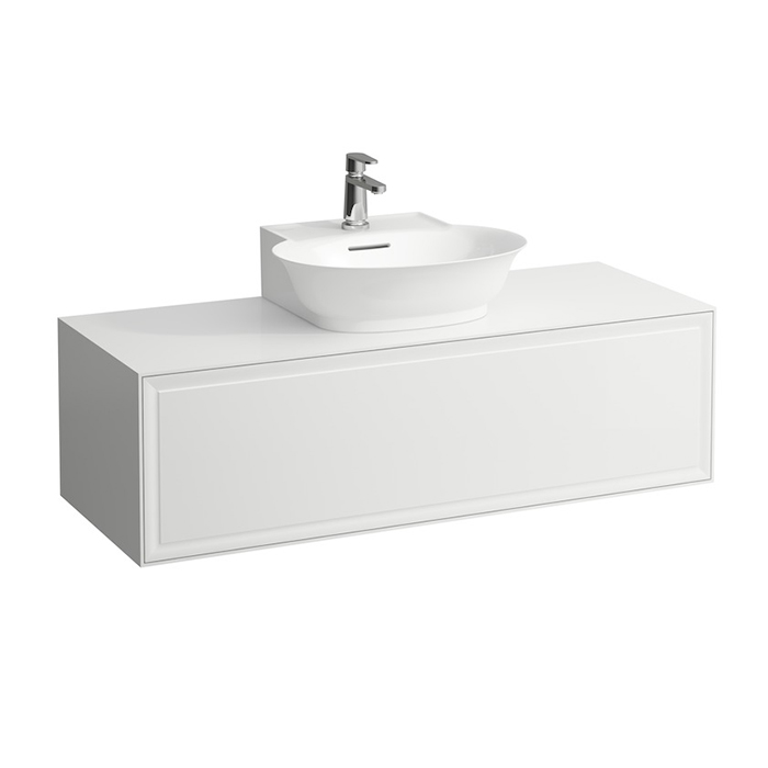 Laufen New Classic Тумба с раковиной, 117.5x45.5x34.5см, 1 ящик, подвесная, цвет: белый глянец