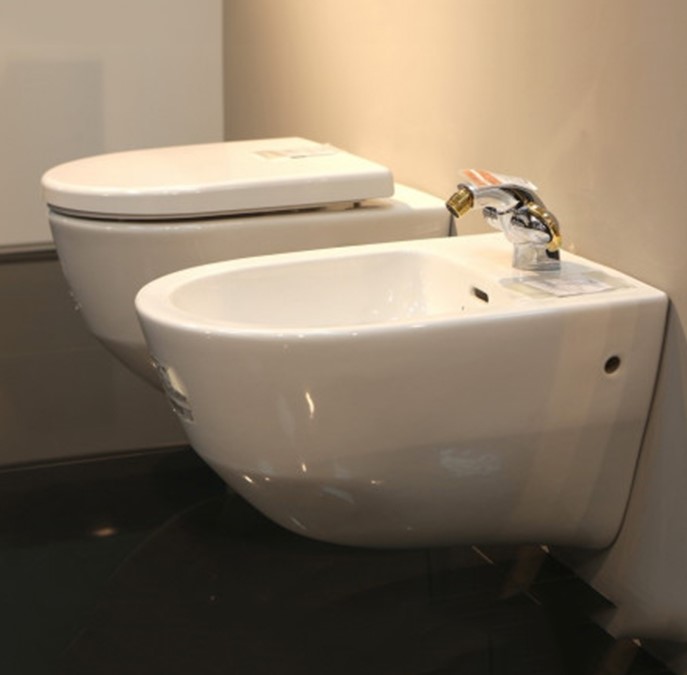 Laufen Pro Биде подвесное 53x36x33.5(43)см, с 1 отв., боковые отверстия для подвода воды, цвет: белый
