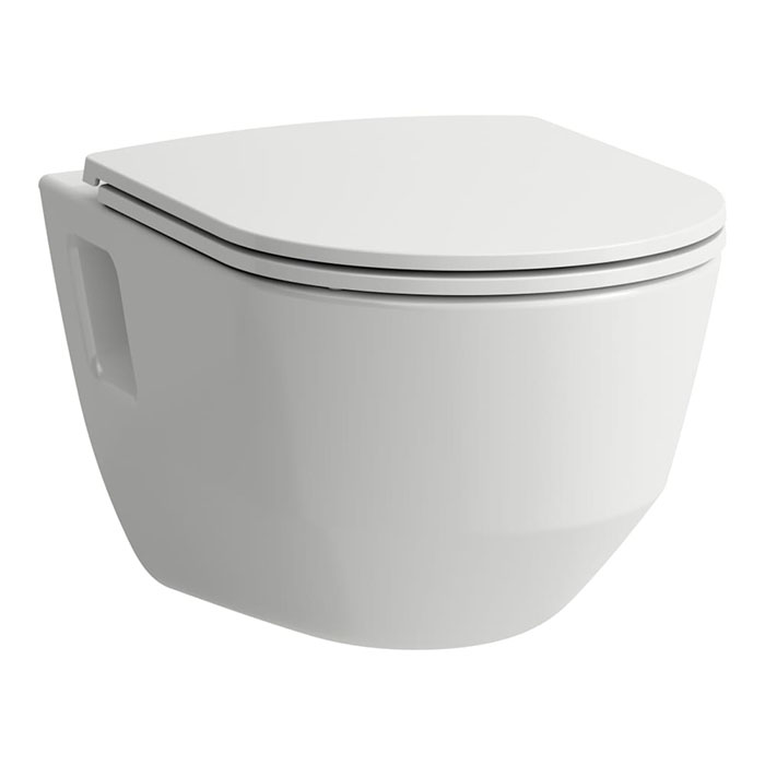 Laufen Pro Комплект подвесной унитаз 53x36x34.5см., сиденье с механизмом мягкого закрывания, безободковый, цвет: белый