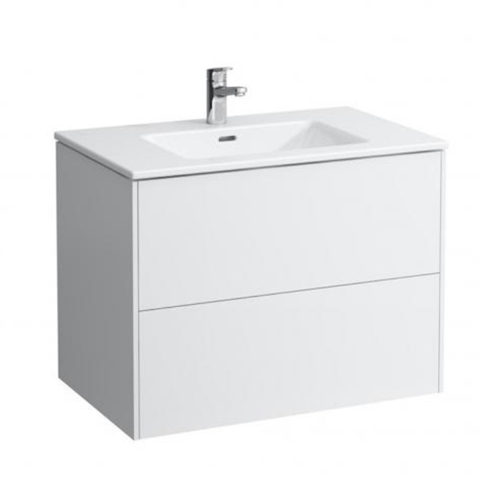 Laufen Pro S Комплект, раковина и база 80х50х61см., с 1 отв.,с 2 ящиками с мех. push-and-pull, цвет: белый матовый