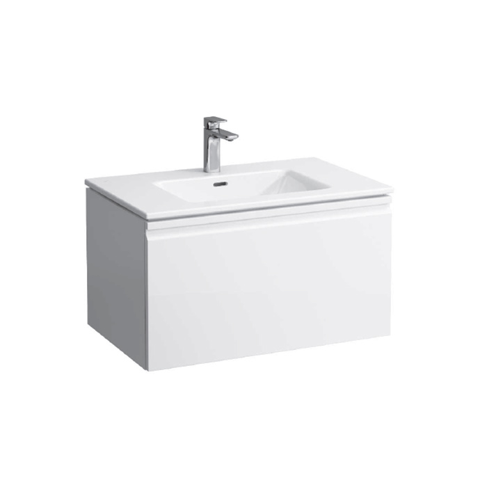 Laufen Pro S Тумба с раковиной 80х50х46см, подвесная, цвет: белый глянцевый