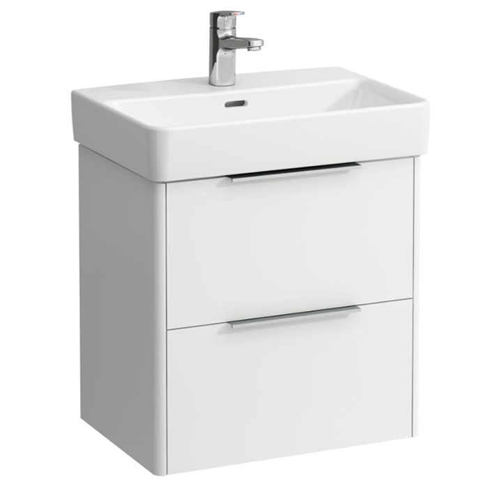 Laufen Pro Тумба с раковиной 52x36x53см., подвесная, 2 ящика, цвет: белый матовый