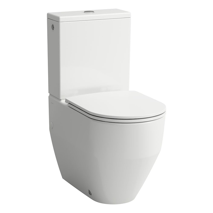 Laufen Pro Унитаз моноблок 65х36х44см., покрытие LCC, подвод снизу, подвод сбоку, цвет: белый