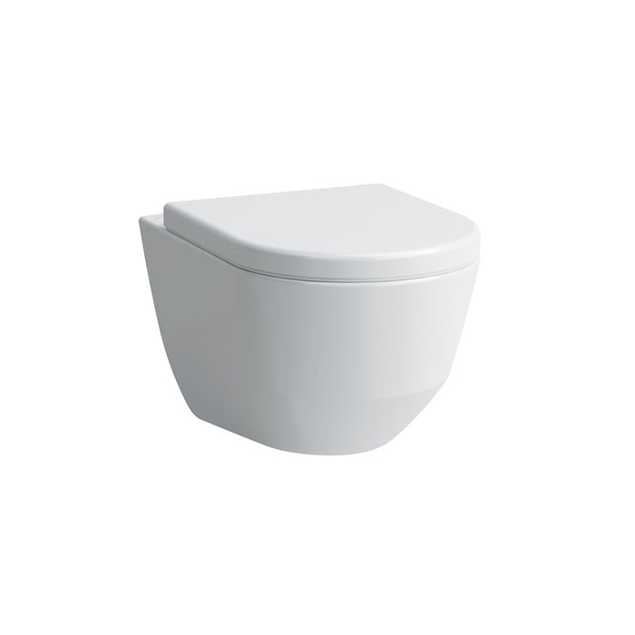 Laufen Pro Унитаз подвесной, безободковый, 53х36х34см., покрытие LCC, цвет: белый