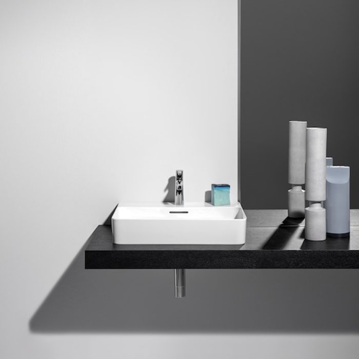Laufen VAL Раковина 55х42х11.5 см, 1 отв., покрытие LCC, цвет: белый
