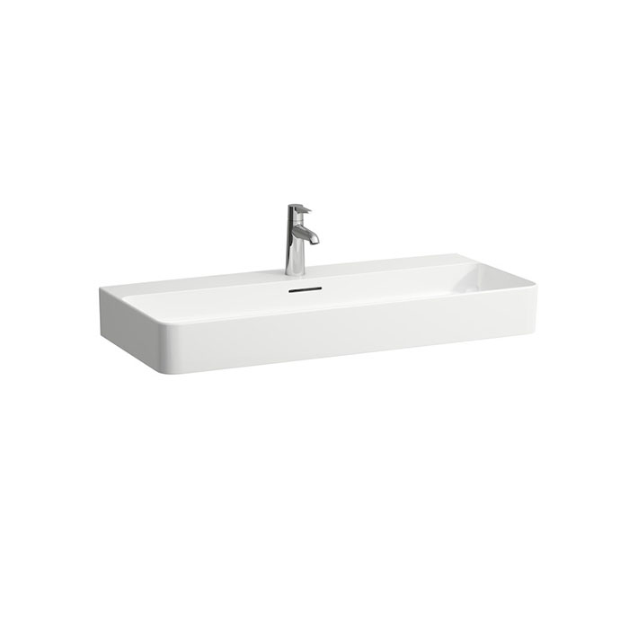 Laufen VAL Раковина 95х42х11.5 см, 1 отв., покрытие LCC, цвет: белый