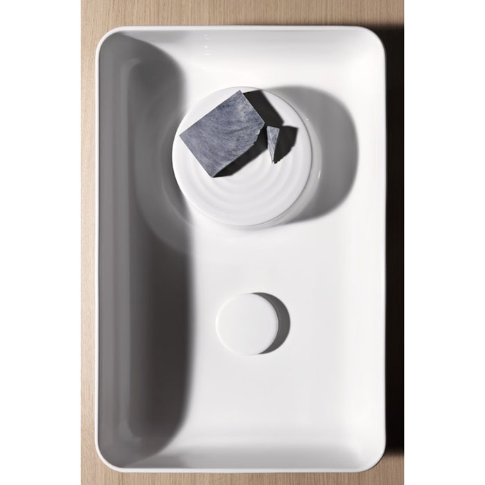 Laufen VAL Раковина-чаша 55х36х12.5 см, без отв., покрытие LCC, цвет: белый