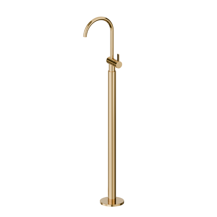 Newform Blink Chic Смеситель для раковины, напольный, внешняя часть, цвет: PVD glossy gold