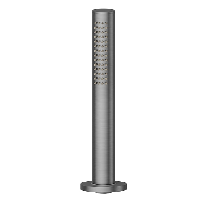 Newform Haka Душевой гарнитур: ручной душ со шлангом, на борт ванны, цвет: PVD brushed gun metal