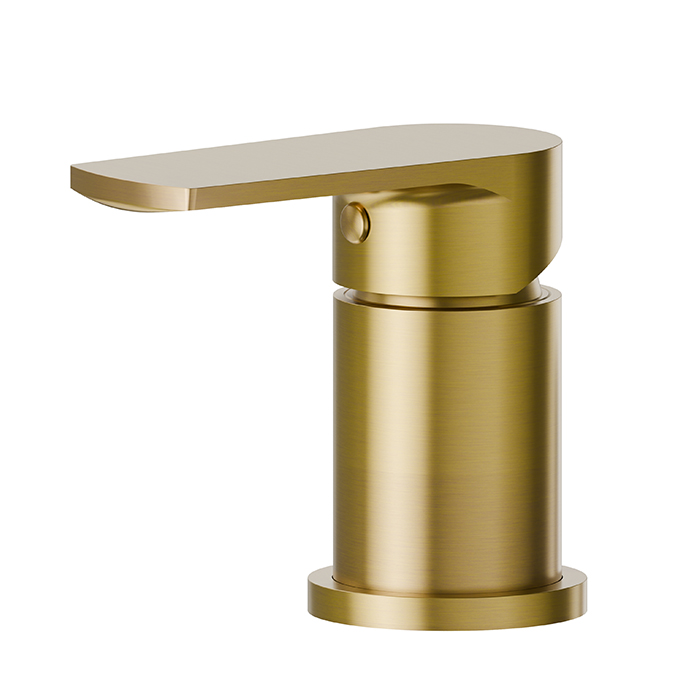 Newform Haka Переключатель потоков на борт ванны, на 1 источник, цвет: PVD brushed gold
