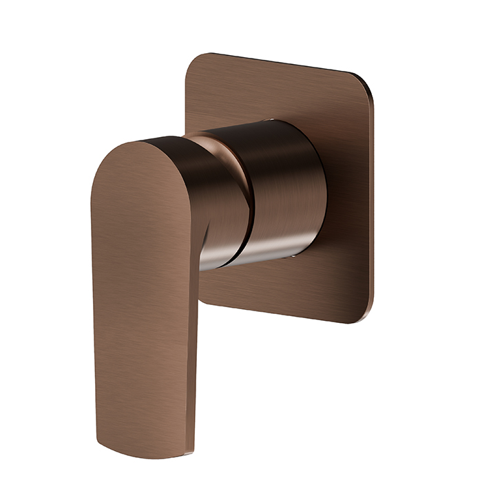 Newform Haka Смеситель для душа, встраиваемый, на 1 поток, цвет: PVD brushed copper bronze