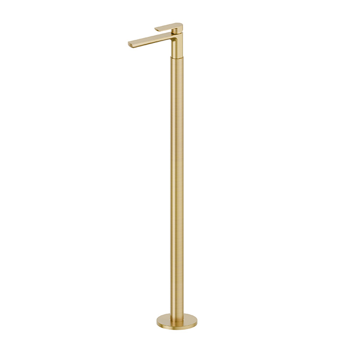 Newform Haka Смеситель для раковины, напольный, цвет: PVD brushed gold