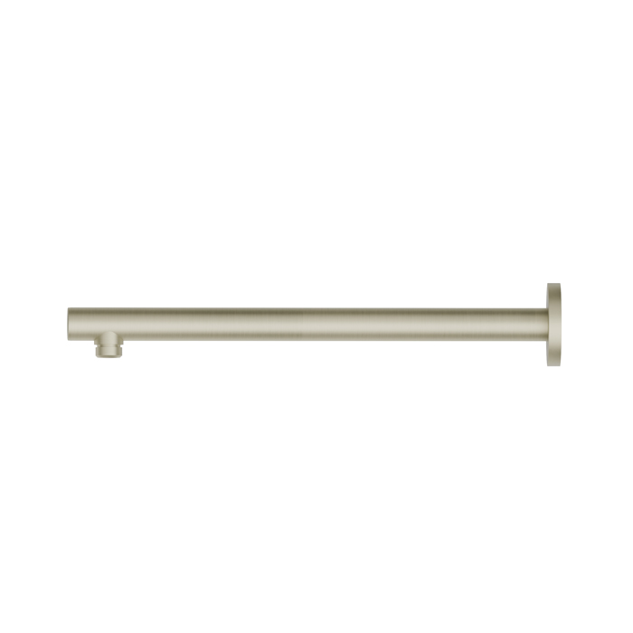 Newform Head Showers Душевой кронштейн 35см, настенный, закругленный, цвет: PVD brushed pale gold