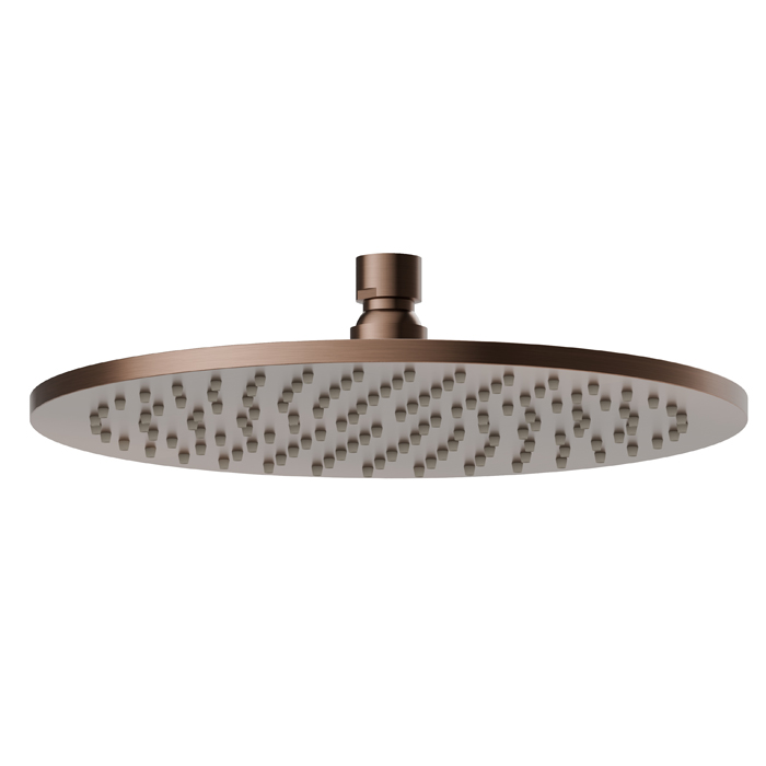 Newform Head Showers Верхний душ 25см, настенный/потолочный, h=8мм, цвет: PVD brushed copper bronze