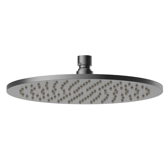 Newform Head Showers Верхний душ 25см, настенный/потолочный, h=8мм, цвет: PVD brushed gun metal