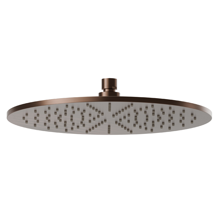 Newform Head Showers Верхний душ 30см, настенный/потолочный, h=8мм, цвет: PVD brushed copper bronze