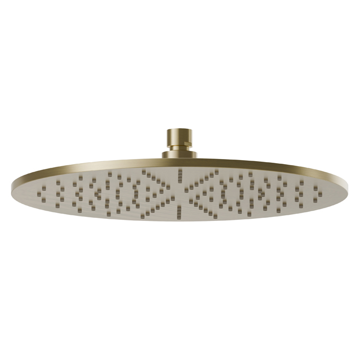 Newform Head Showers Верхний душ 30см, настенный/потолочный, h=8мм, цвет: PVD brushed gold