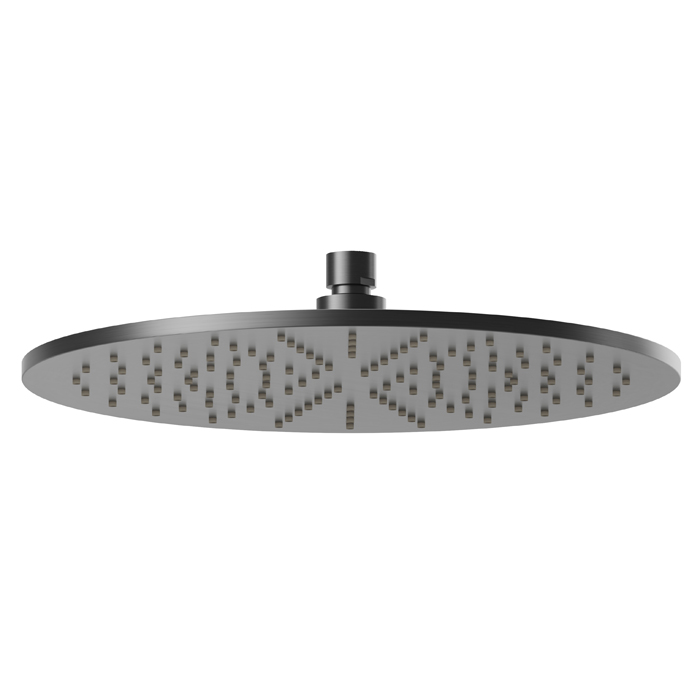 Newform Head Showers Верхний душ 30см, настенный/потолочный, h=8мм, цвет: PVD brushed gun metal