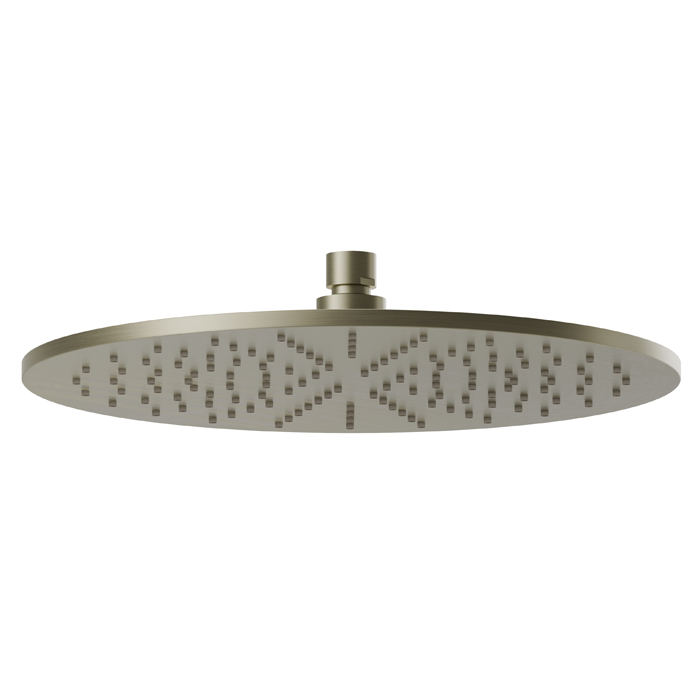 Newform Head Showers Верхний душ 30см, настенный/потолочный, h=8мм, цвет: PVD brushed pale gold