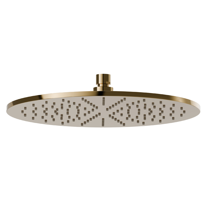 Newform Head Showers Верхний душ 30см, настенный/потолочный, h=8мм, цвет: PVD glossy gold