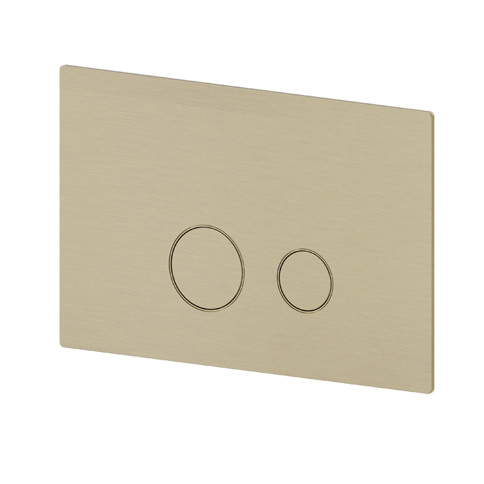 Newform Панель смыва, совместимая с Geberit Sigma 8 и Sigma 12, цвет: PVD brushed pale gold