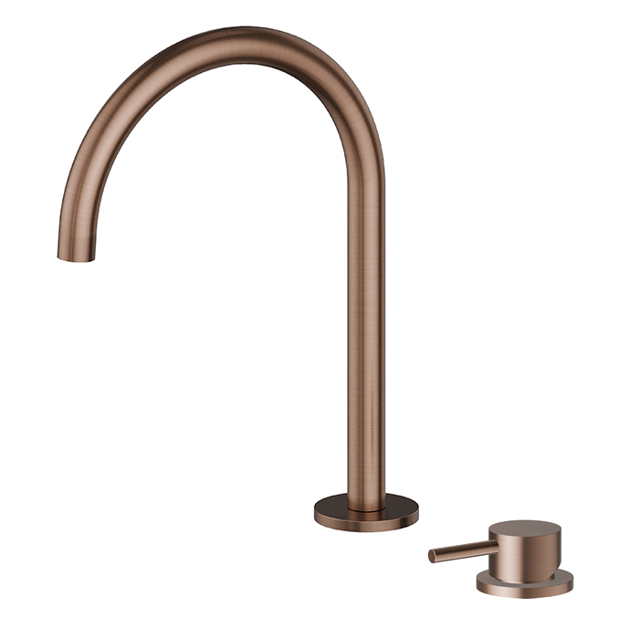 Newform X-Steel 316 Смеситель для раковины, цвет: PVD brushed copper bronze