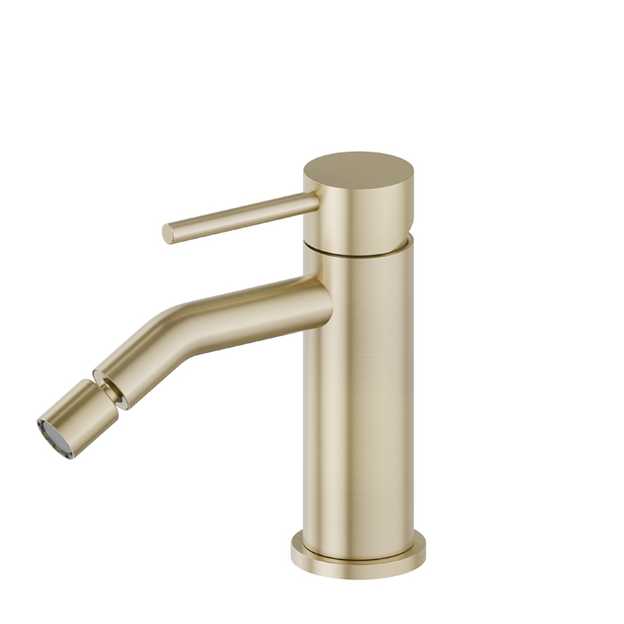 Newform X-Steel 316 Смеситель для биде, 1 отв., цвет: PVD brushed pale gold