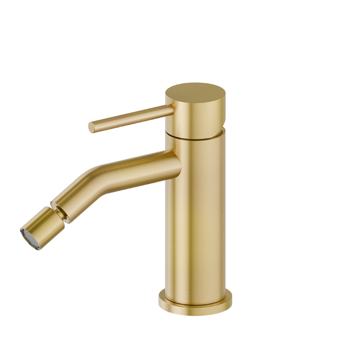 Newform X-Steel 316 Смеситель для биде, 1 отв., цвет: PVD brushed gold