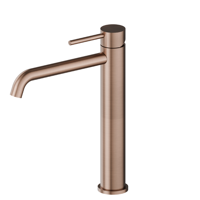 Newform X-Steel 316 Смеситель для раковины, 1 отв., средний, цвет: PVD brushed copper bronze