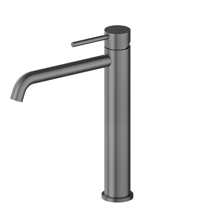 Newform X-Steel 316 Смеситель для раковины, 1 отв., средний, цвет: PVD brushed gun metal