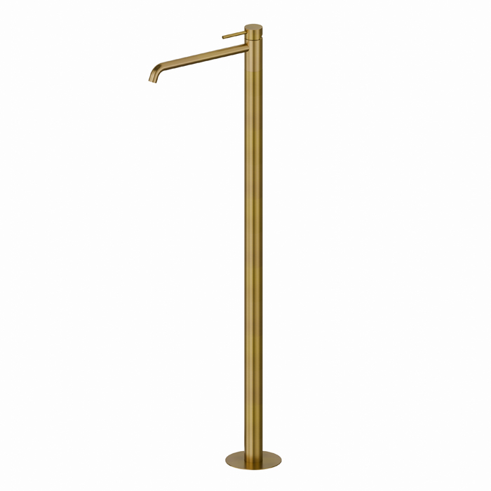 Newform X-Steel 316 Смеситель для раковины, напольный, внешняя часть, цвет: PVD brushed gold