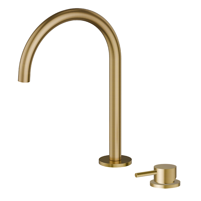 Newform X-Steel 316 Смеситель для раковины, цвет: PVD Br. Gold