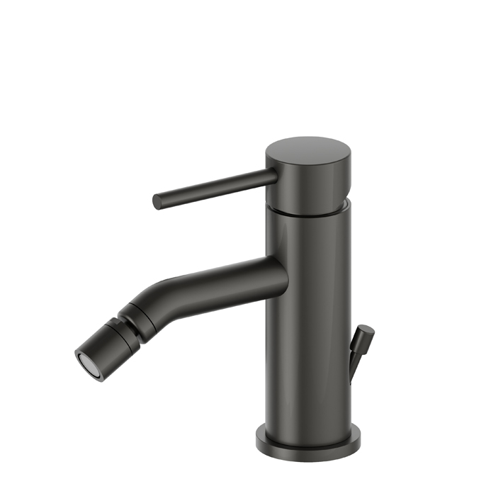 Newform XT Смеситель для биде, 1 отв., с донным клапаном, цвет: carbon satin