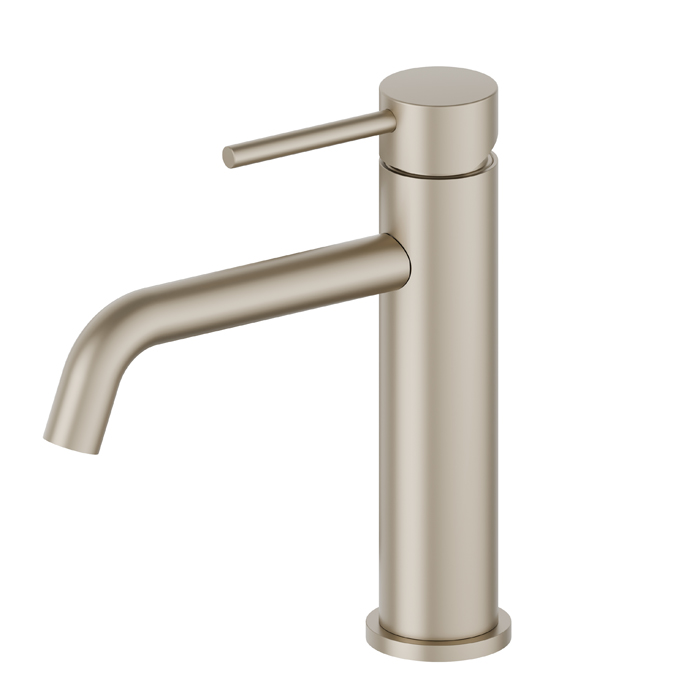 Newform XT Смеситель для раковины, 1 отв., длинный излив, цвет: gold satin