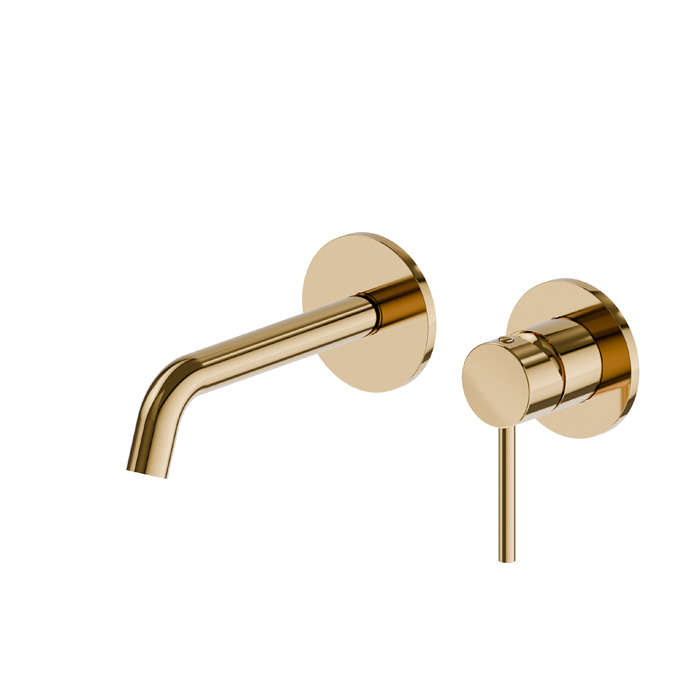 Newform XT Смеситель для раковины, встраиваемый, внешняя часть, цвет: PVD glossy gold