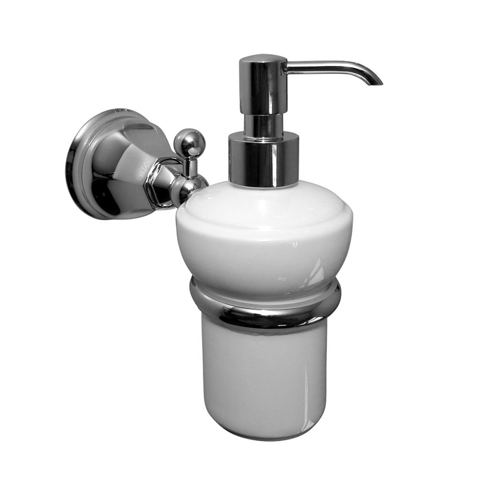 Nicolazzi Accessori Classica, Дозатор для жидкого мыла, подвесной монтаж, 158х171 мм, Цвет: хром