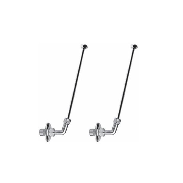 Nicolazzi Articoli vari Подвод для смесителя, с коленом и розеткой 1/2”, цвет: хром