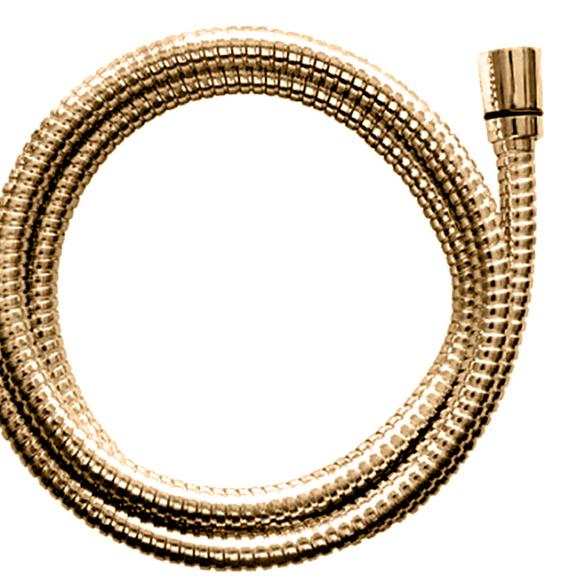 Nicolazzi Doccia Шланг 150 см - 1/2”х1/2”,конус-конус, цвет: Gold