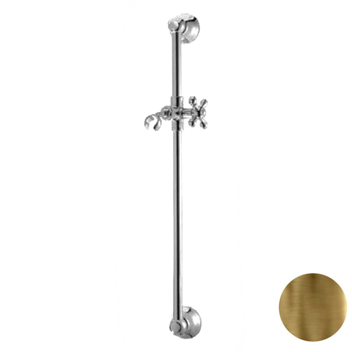 Nicolazzi Doccia Штанга для душа 54.5см., настенная, цвет: Bronze Plated