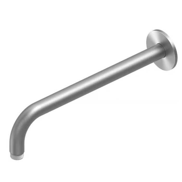QuadroDesign Кронштейн для верхнего душа 40см., настенный, цвет: Brushed Stainless Steel