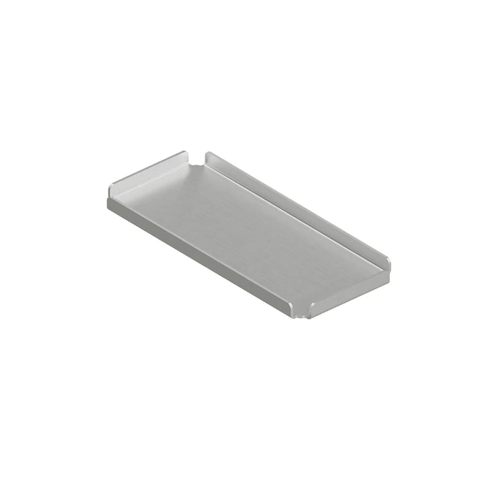 QuadroDesign Поднос 31.8х13.8х1.9см., подвесной, цвет: Brushed Stainless Steel
