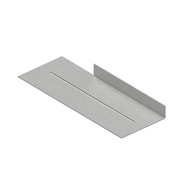 QuadroDesign Полочка 32х12см., подвесная, цвет: Brushed Stainless Steel