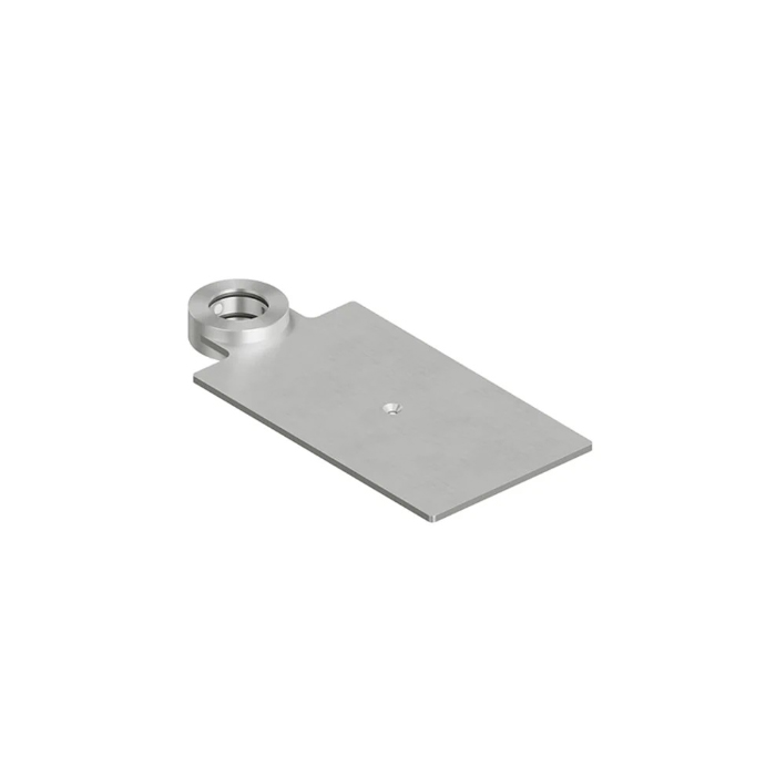 QuadroDesign Полочка для излива или душевой штанги, подвесная, цвет: Brushed Stainless Steel