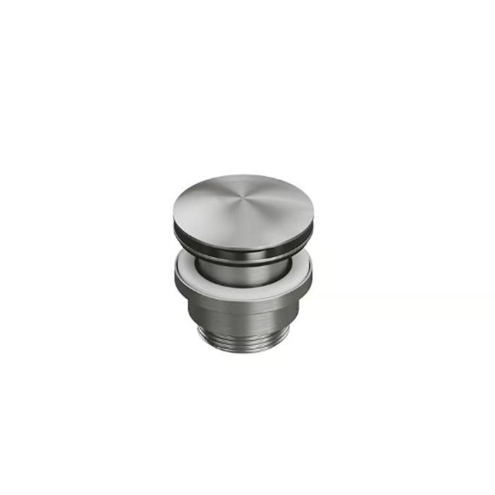 QuadroDesign Source Донный клапан Up & down, цвет: brushed stainless steel