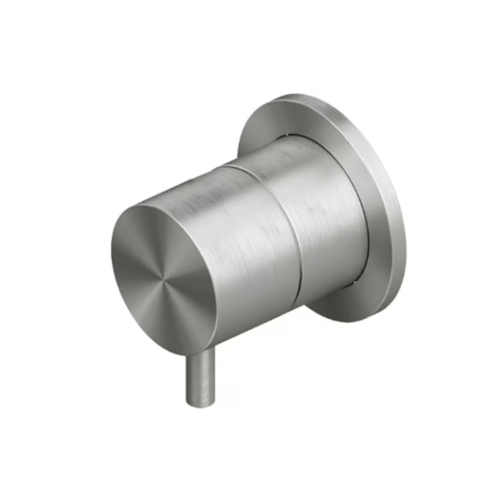 QuadroDesign Source Переключатель потоков, на 2 потребителя, цвет: Brushed Stainless Steel