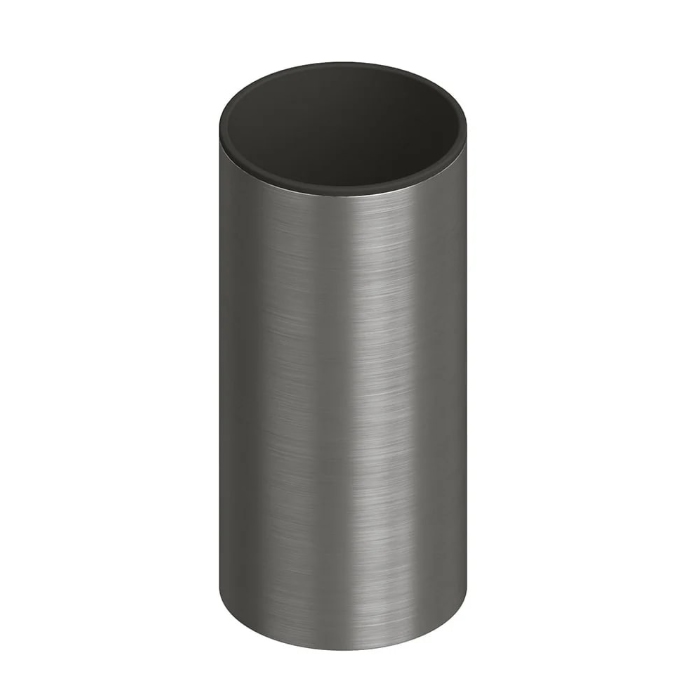 QuadroDesign Стакан настольный, цвет: Brushed Stainless Steel