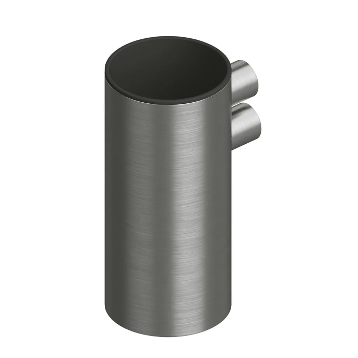 QuadroDesign Стакан подвесной, цвет: Brushed Stainless Steel