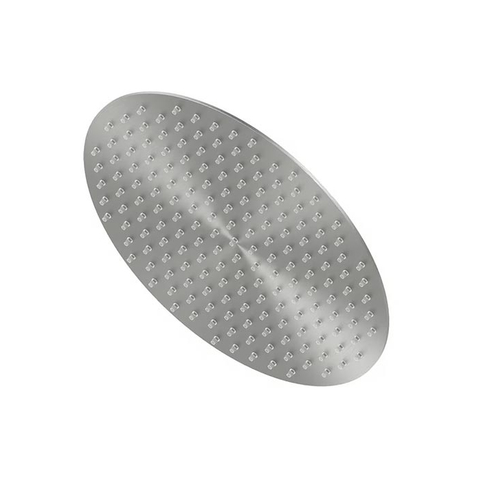 QuadroDesign Верхний душ 40см., настенный/потолочный, 1 режим, цвет: Brushed Stainless Steel